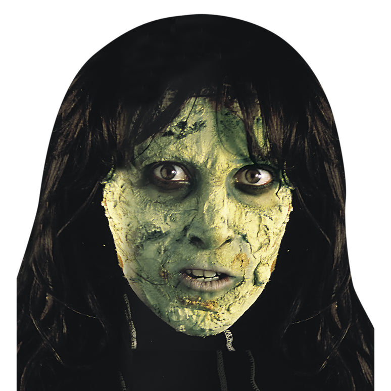 Nep huid groen latex heks zombie
