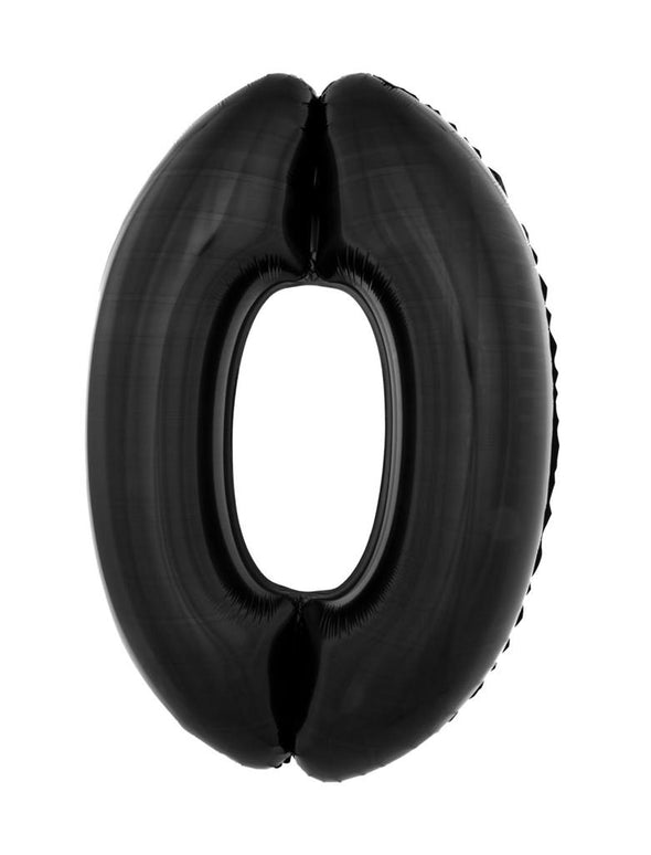 Folieballon 102 cm zwart