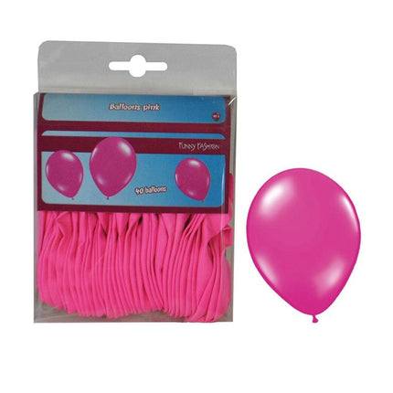 Roze latex ballonnen 40st