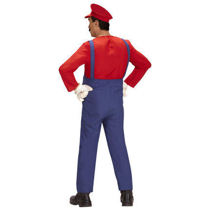 Loodgieter Mario tuinbroek voor party's
