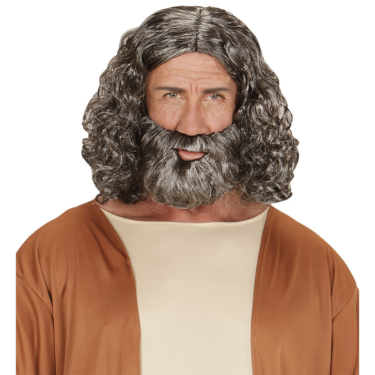 Bijbelse Jozef pruik met baard