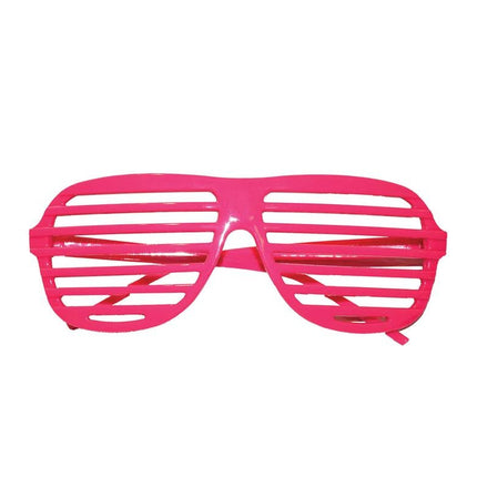 Roze bril met luikjes
