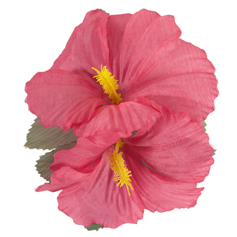 Hawaii bloem haarclip roze