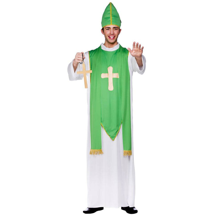 Priester pak groen