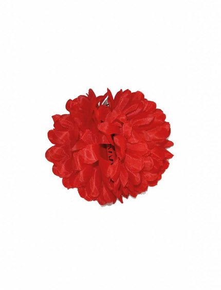 Rode roos haarclip, set van 12 stuks