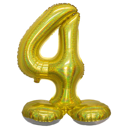 Folieballon 82 cm glitter goud
