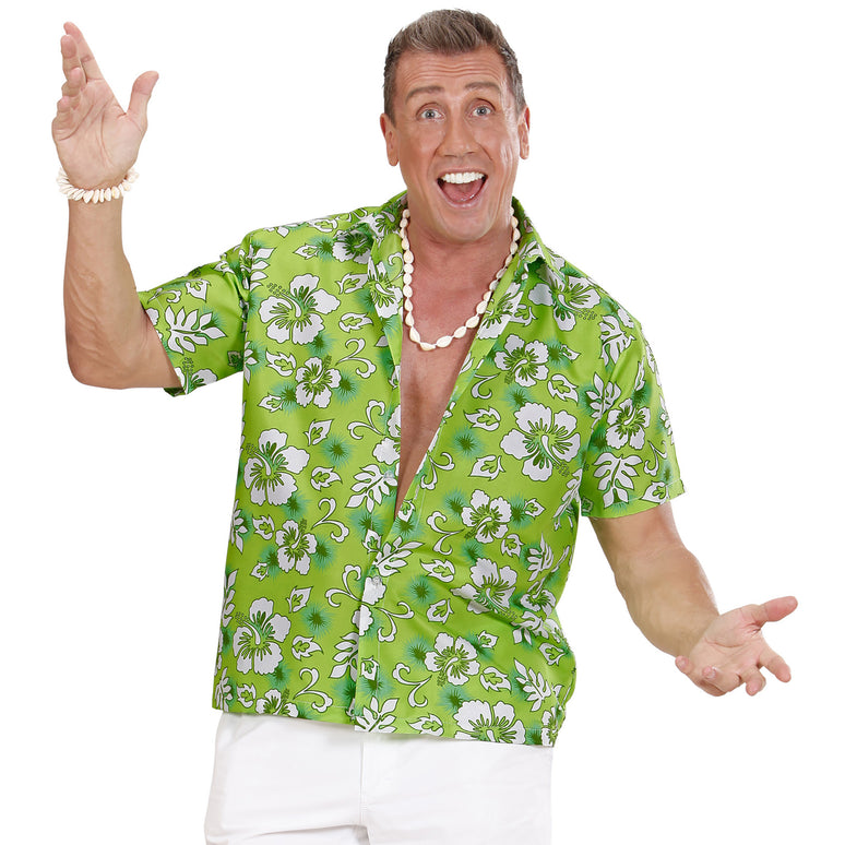 Hawaii shirt groen tropical Danny