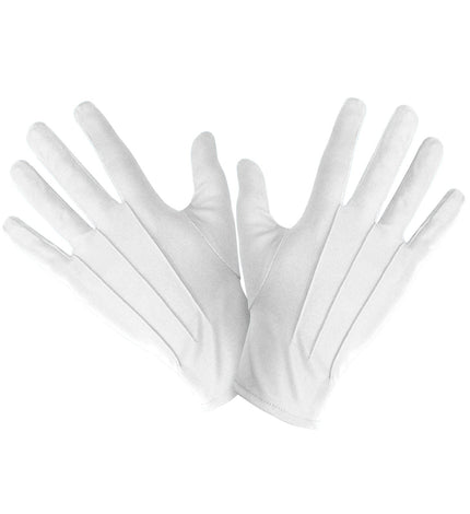 witte handschoenen