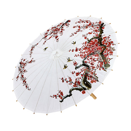 Oosterse Paraplu Rijstpapier, Wit