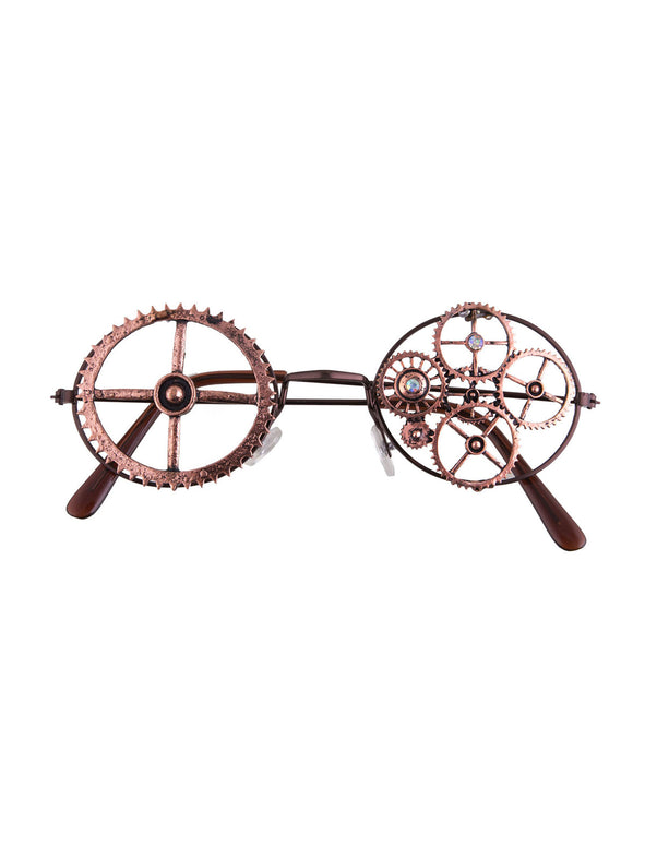 Steampunk bril met tandwielen
