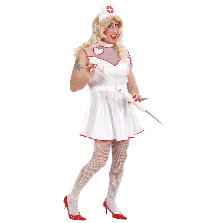 Travestie kostuum verpleegster