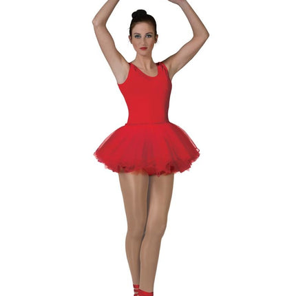 Rode ballerina jurkjes