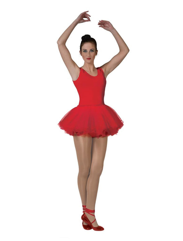 Rode ballerina jurkjes