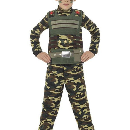 Camouflage militairen pak Gijs