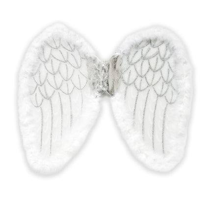 Witte engel vleugels met marabou