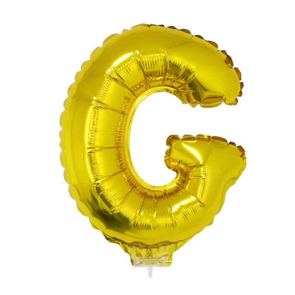 Folie ballon letter G Goud