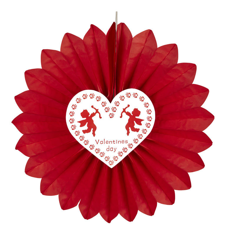 Valentijnsdag decoratie hart van papier