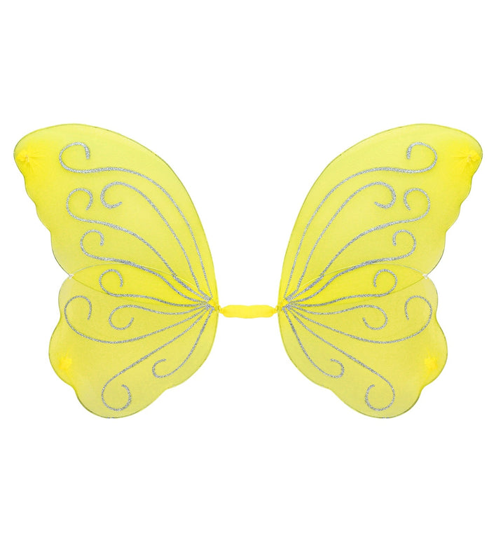 Vlindervleugels glitter geel