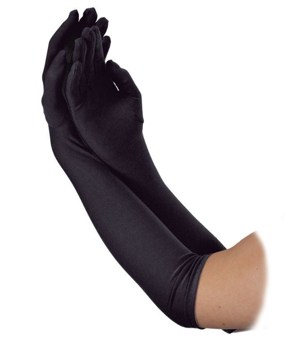 Lange handschoenen zwart