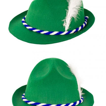 Groene tiroler hoedjes