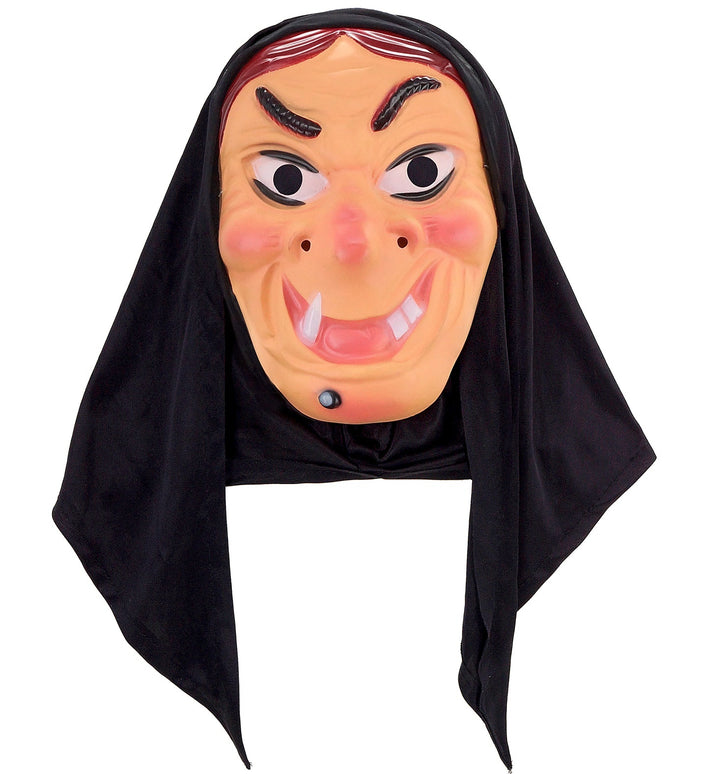 Heksenmasker Rina met hoofddoek