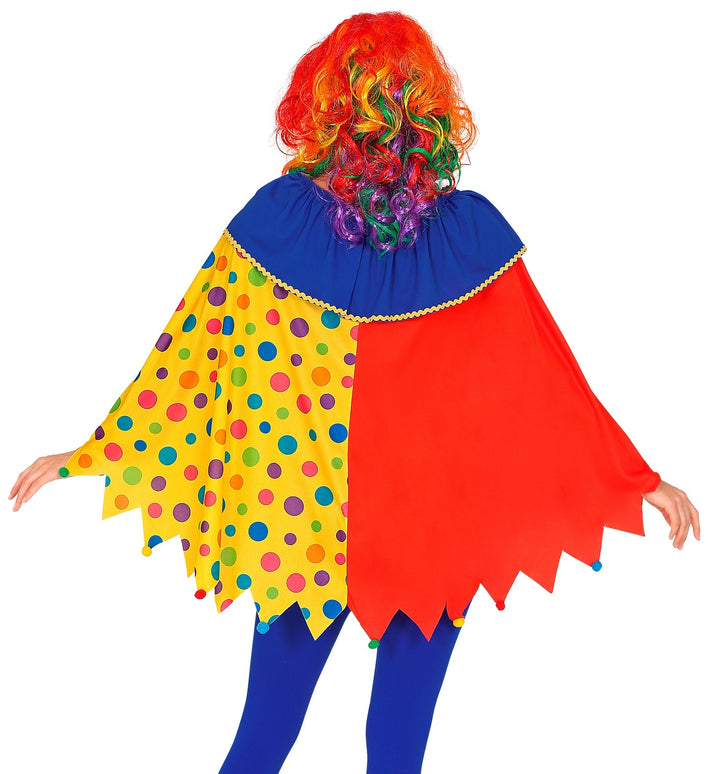 Clown poncho volwassenen
