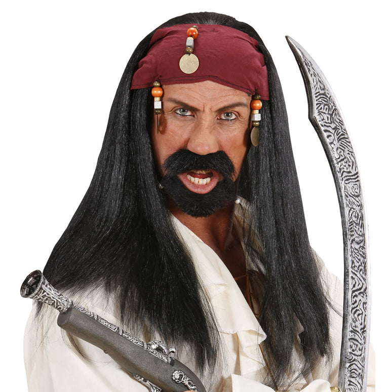 Pirate of the Caribbean piraten pruik