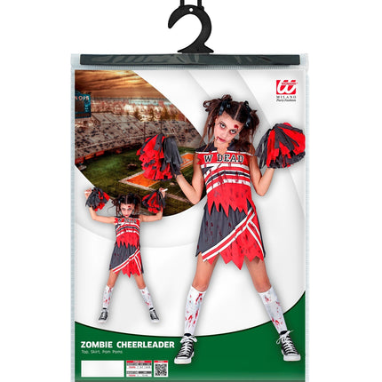 Zombie cheerleader pakje kinderen