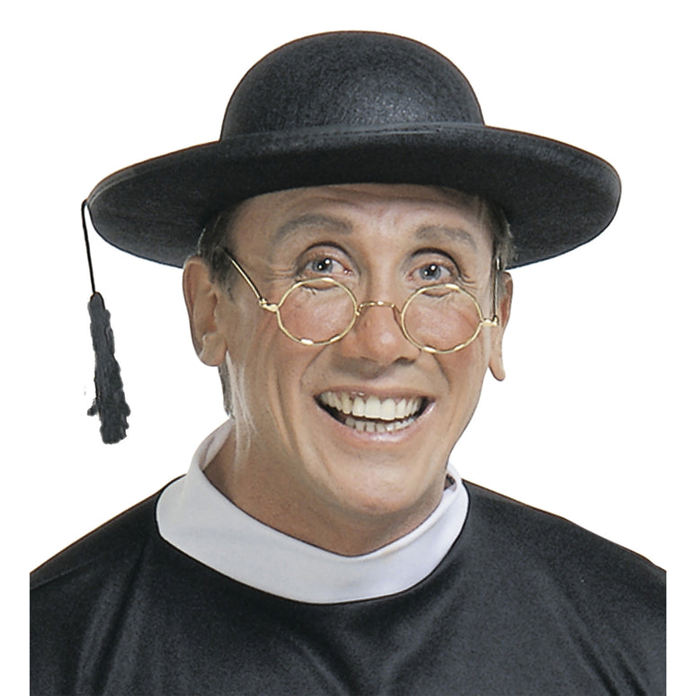 Priester hoed zwart vilt