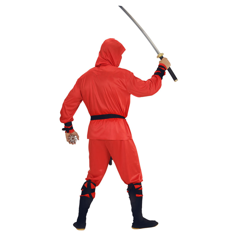 Red Dragon Ninja pakken voor volwassenen