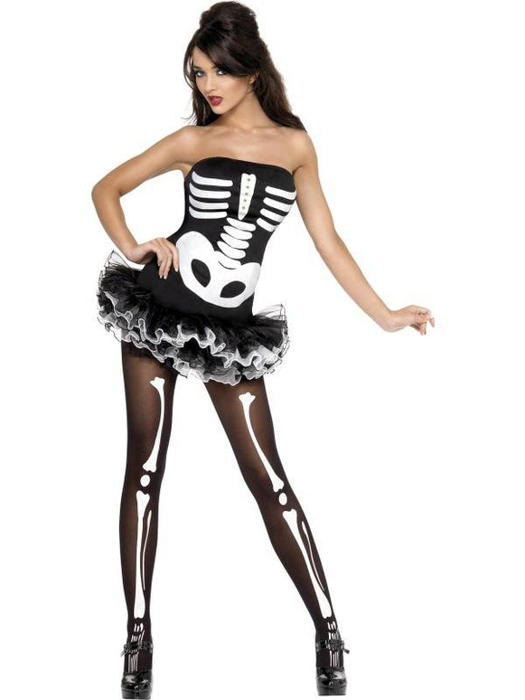 Sexy skelet pak dames
