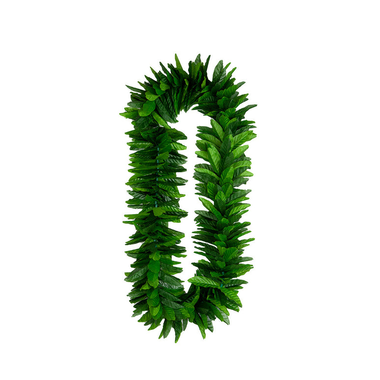 Hawaii slinger met groene blaadjes