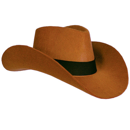 Cowboy hoed kind bruin