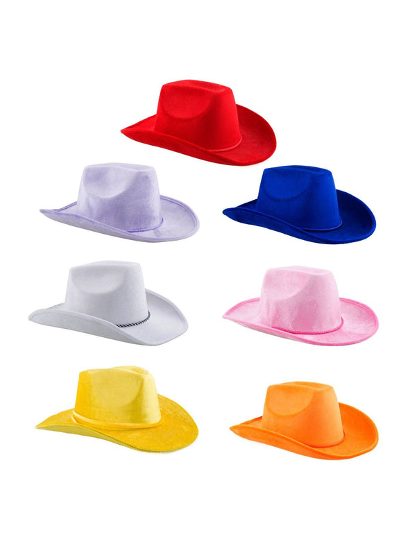 Gele cowboy hoed