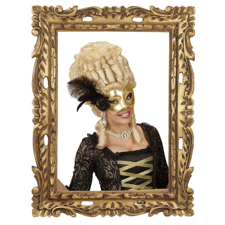 Gouden Venetiaans oogmasker voor carnaval en party