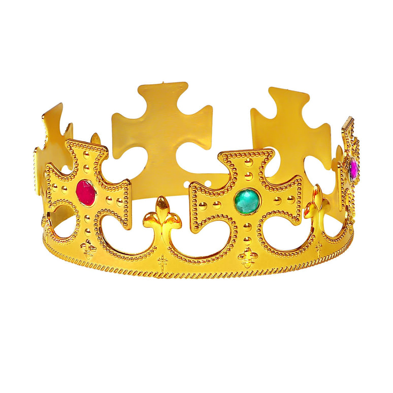 Kroon koning met gemstenen