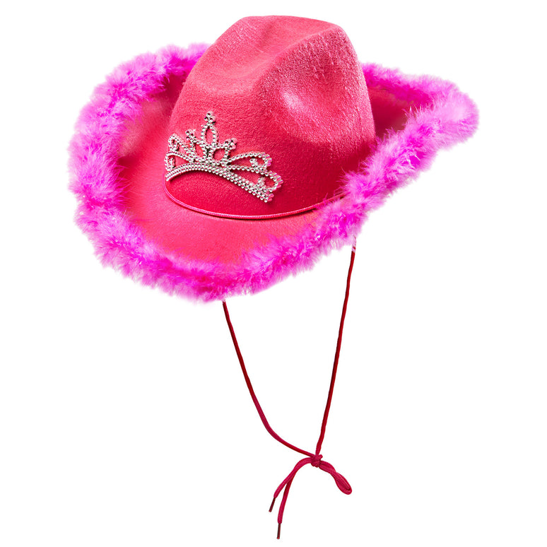 Cowboyhoeden hoed cowgirl in roze