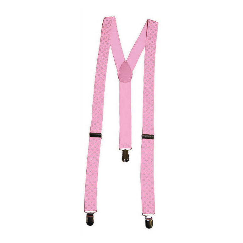 Roze bretels met stippen