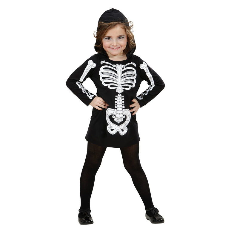 Skelet jurkje voor kleine kids