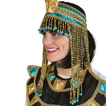 Hoofdbedekking Cleopatra met kralen