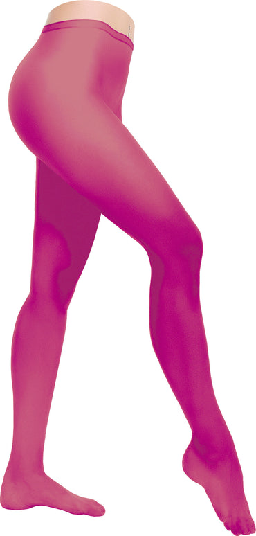 Donker roze disco panty