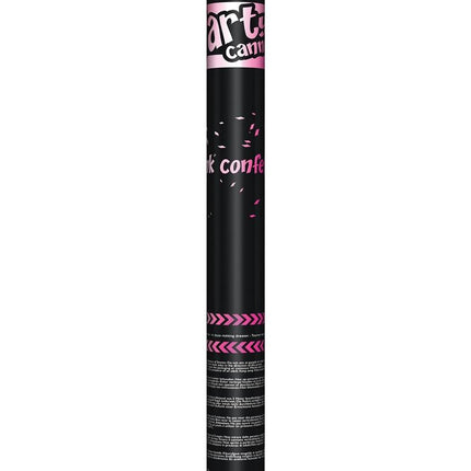 Confetti kanon roze top kwaliteit 60cm