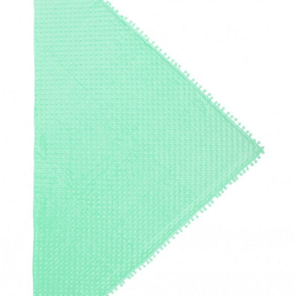 Driehoek sjaal Bubble pastel mint