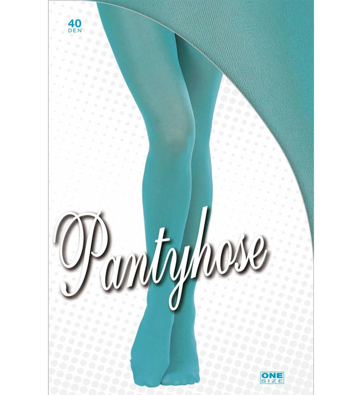 Panty turquoise dames