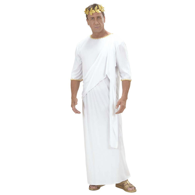 Romeinse toga wit unisex