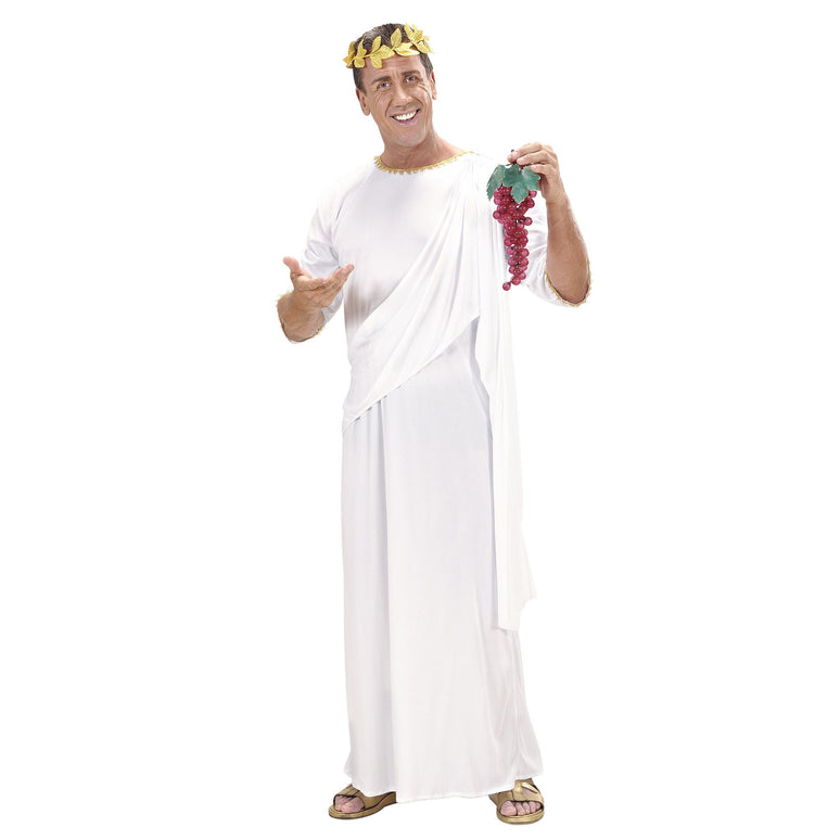 Romeinse toga wit unisex