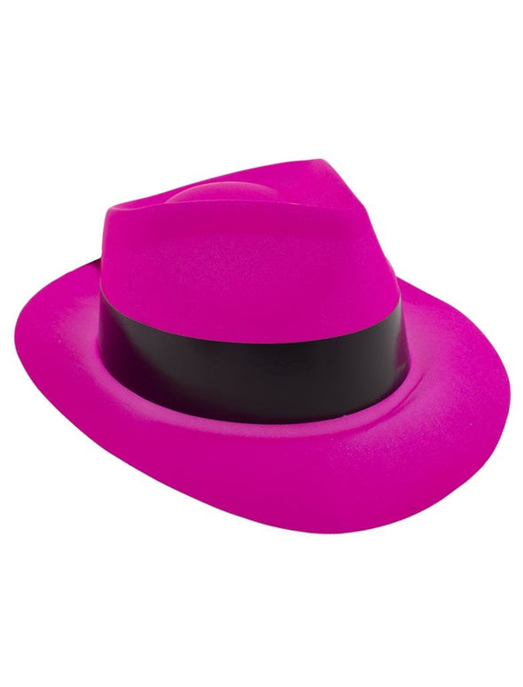 Roze hoed plastic