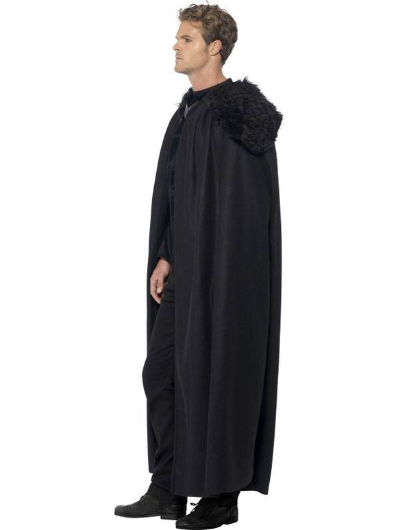 Middeleeuwse zwarte Barbaar kostuum heren