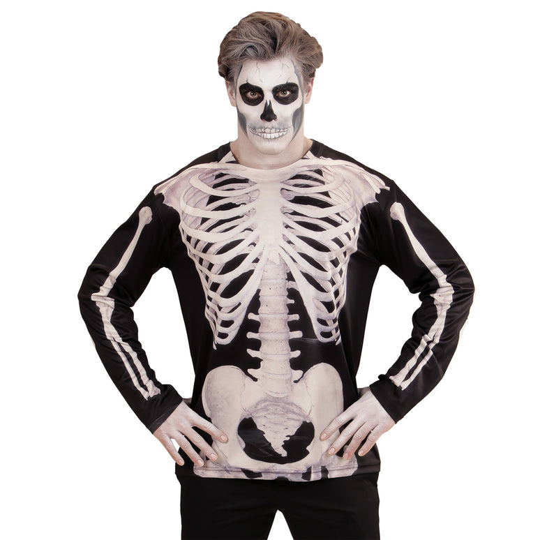 3D Skelet shirt man