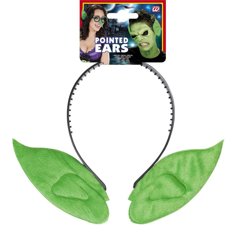 Aliën oren groen op haarband